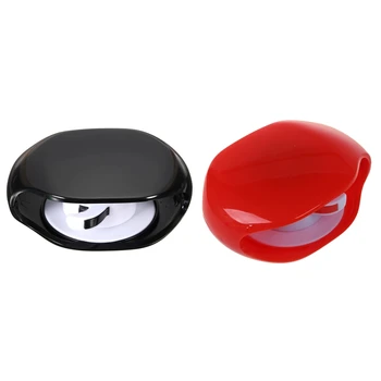 

2Pcs Automatic Roll Earphone Headset Headphone Cable Cord Winder Headphones Storage, Red & Black