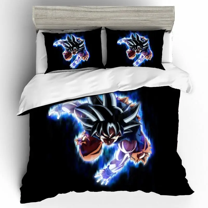 DQ0201 Домашний текстиль постельное белье Качество Dragon Ball Ropa De Cama Твин сабанас 3d комплект постельного белья королевского размера Постельное белье евро постельное белье поплин - Цвет: DQ0201