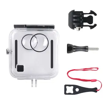 

1 Set 45M Diving Waterproof Housing Case for GoPro Fusion 360 Degree Camera Underwater Box Back Door Protective Cover Shelf