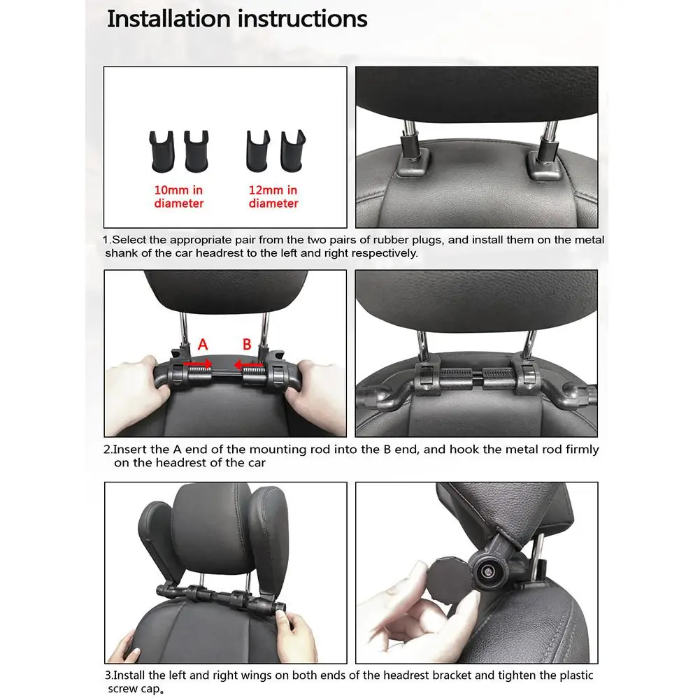 Sale 車用 首枕 ヘッドレスト 角度調節 後付け 工具不要 ネックパッド 頭 首 サポート クッション ネックピロー ネッククッション 携帯枕 昼寝 仮眠 休憩 車中泊 ドライブ 旅行 車内 アクセサリー カー用品 Sunruck Sr Hr010 ブラック 黒 ベージュ 車のヘッドレスト