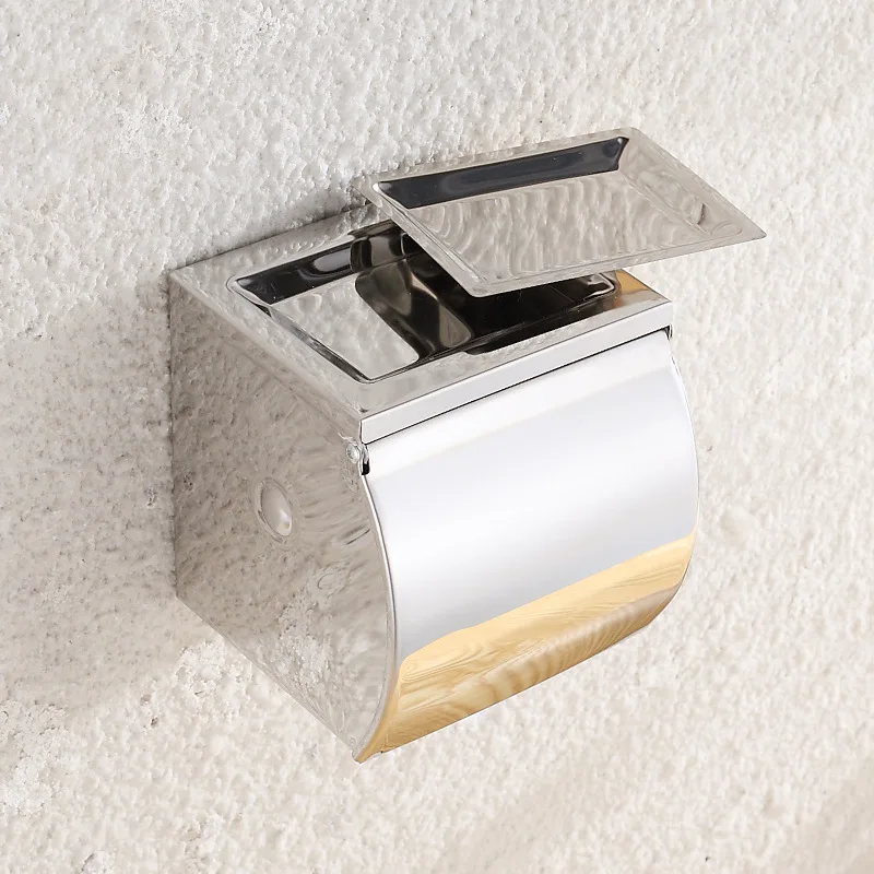 

Manufacturers Direct Selling 304 Stainless Steel Sanitary Ware Towel Rack Roll Stand Toilet Paper Holder Hotel Engineering Bathr