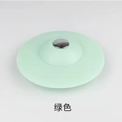 1 шт. кухонный пресс отскок закрытый силиконовый трап дезодорант для ванной комнаты анти-засорения пластиковая Раковина фильтр Слива core lw0105348 - Цвет: Светло-зеленый