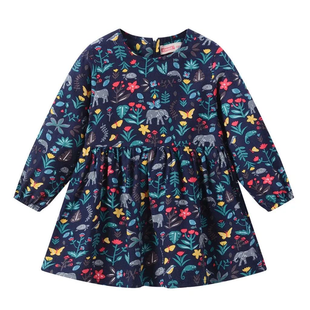 

Children's Clothing Toddler Baby Girls Dress Long Sleeve Princess Party Pageant Dresses Kids Clothes Girls Summer Dress ##4