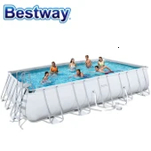 56563 Bestway 120*300 cmHYDRIUM бассейн 10x12' круглый рамки для Семья Открытый над землей плюс фильтр Лестница Коврики