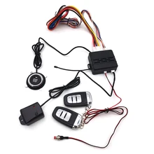 

One Key Start Ignition Engine Starter Push Button Remote Alarm Safety System
