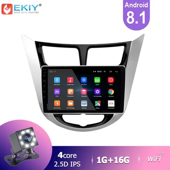 

EKIY IPS Android 8.1 Car Radio For Hyundai Solaris 1 2010-2016 Stereo Multimedia Video Player GPS Navigation BT Wifi Head Unit