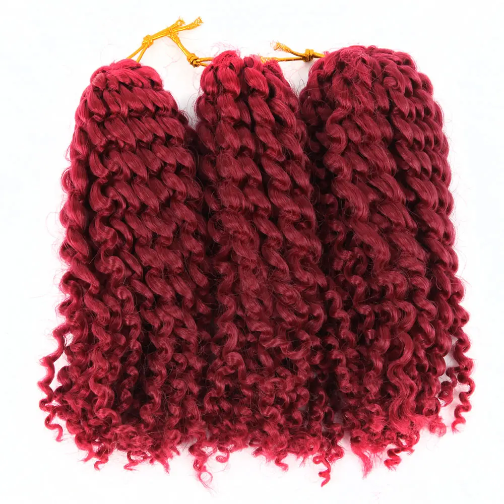 8 дюймов с поддержкой 3 шт./упак. 60 пряди Marley косы афро кудрявые, на крючках, косички, синтетика, плетение, накладные волосы на заколке для Для женщин