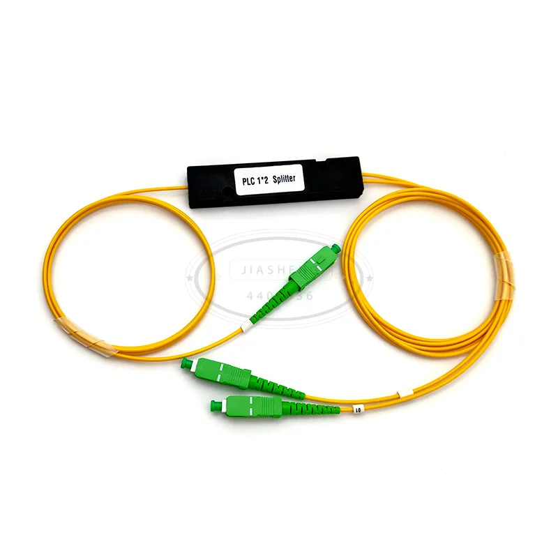 Оптоволоконный сплиттер FTTH 1X 2 SC APC FBT SM однорежимный Сплавленный двухконусный