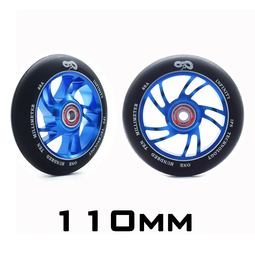 Scooter Wheels 2 pcs/lot Aluminum Alloy Scooter Wheel Bearings
