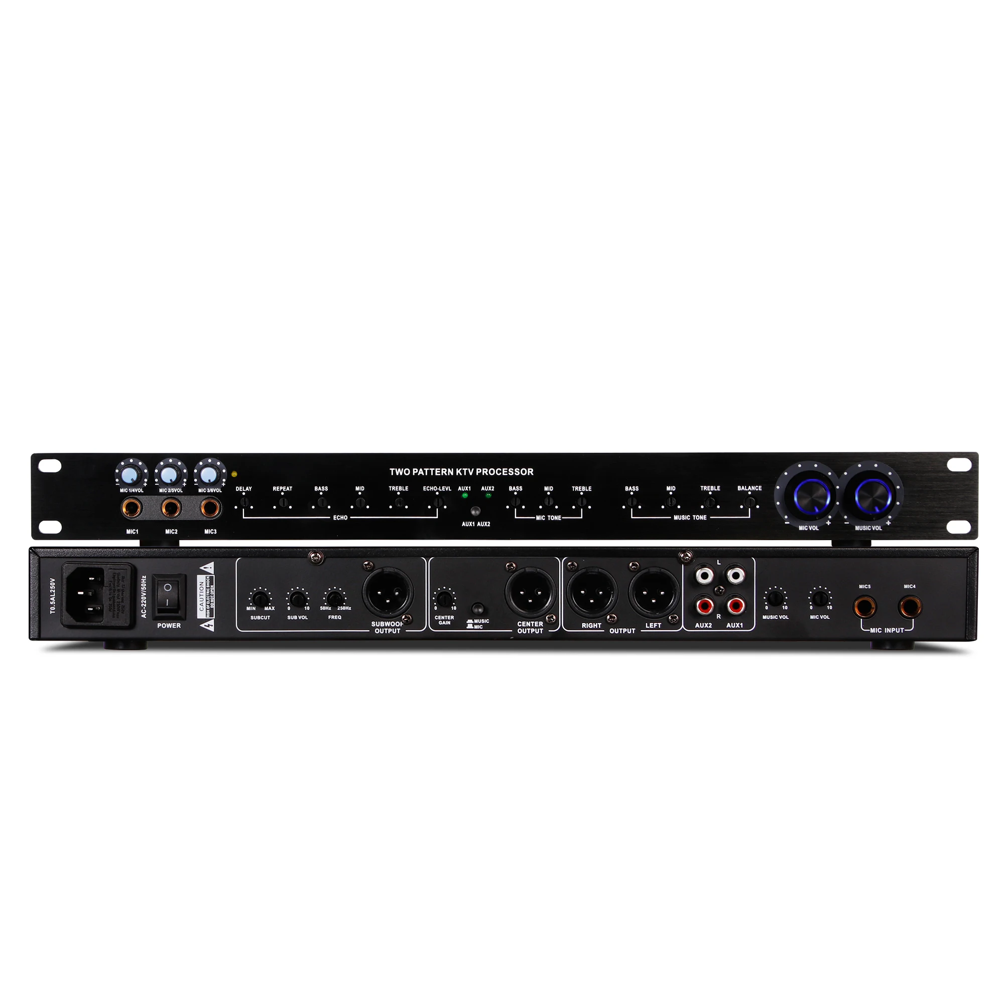 Depusheng REV3800 Профессиональный цифровой аудио процессор для караоке простой в
