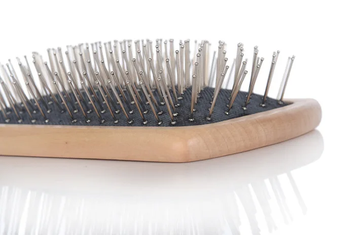 Newly New Wooden Handle Massage Hair Brush with Metal Pins Message Comb with Air Cushion CLA88