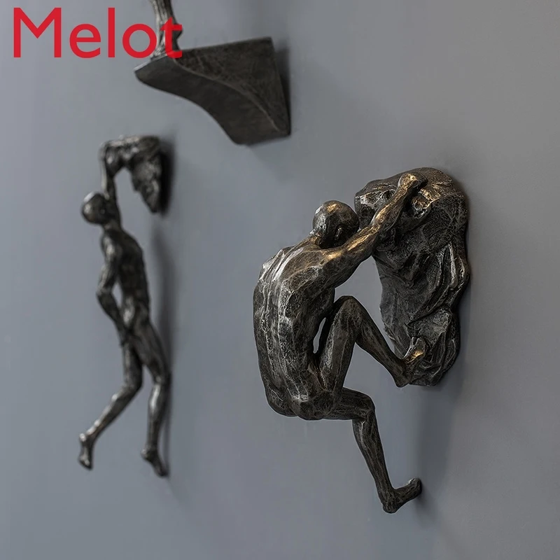 

Промышленный ветер альпинистская фигурка настенный кулон настенные украшения креативный настенный фон мягкое украшение