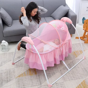 

Remote control electric baby shaker rocking chair Imitate mother's embrace and comfort music easy to coax the baby sleep rocking