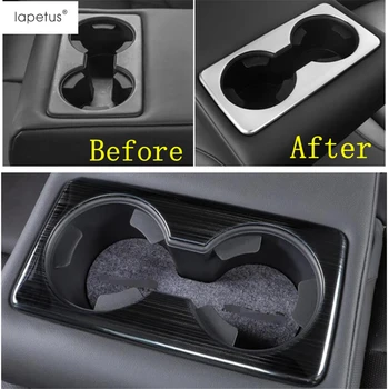 

Lapetus Accessories Fit For Mazda 3 2019 2020 Rear Seat Cup Holder Water Bottle Drinks Panel Molding Cover Kit Trim