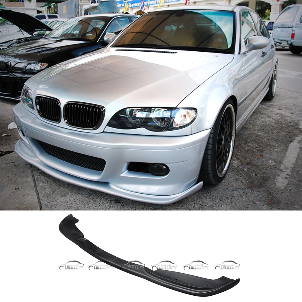 For Bmw E46 M3 Car Styling Pu Material Front Lip Lower Bumper