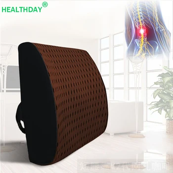 

Orthopedic Seat Cushion Lumbar Memory Foam Relieve Low Back Pain Four Seasons Office Chair Car Seat Cushion Waist Pad Pillow