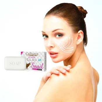 

Anti wrinkle, freckle soap, natural snails essence, no additives facial cleanser, whitening shrink pores replenishing soap