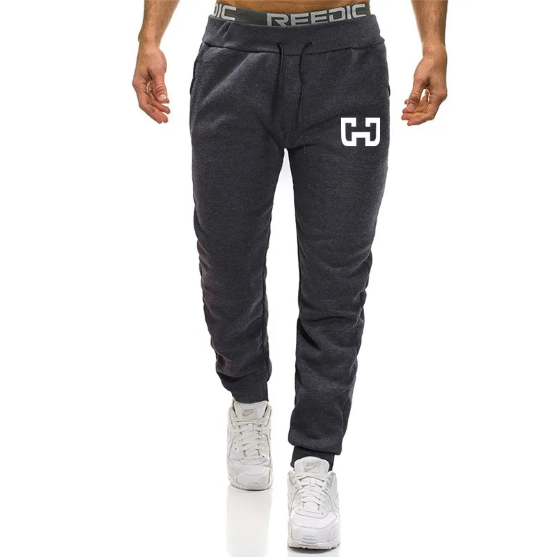 Dark gray 4 ASTROWORLD мужские брюки для бега высокого качества, мужские брюки для фитнеса, повседневные эластичные штаны для бодибилдинга, повседневные спортивные штаны для бега - Цвет: Dark gray 4