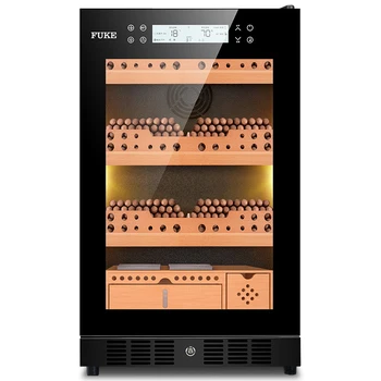 

Intelligent constant temperature and humidity negative ion air purification cedar wood shelf cigar cabinet