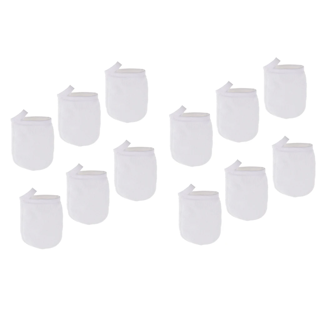 12x Microfiber Face Cloth Face Towel Makeup Cosmetic Remover Cleaning Glove