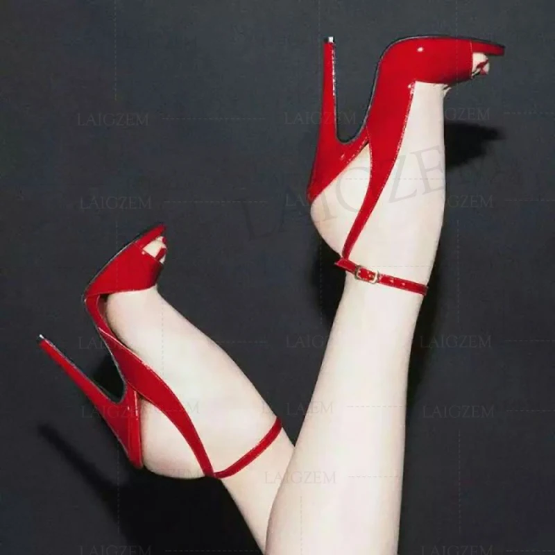 red_patent_leather_slingback_heels_peep_toe_ankle_strap_sandals