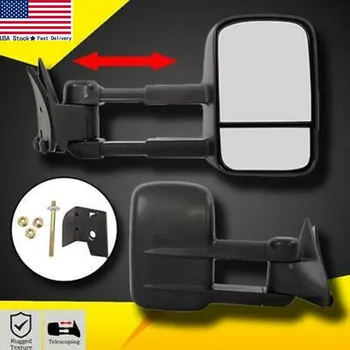 

Towing Mirrors 1500/2500/3500 Manual Side Mirror Truck Pair