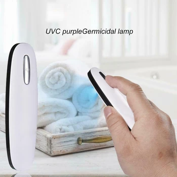 

Plastic Home Office Portable Ultraviolet Lamp Bathroom LED Light Practical Easy Operate USB Rechargeable Kitchen Time Saving
