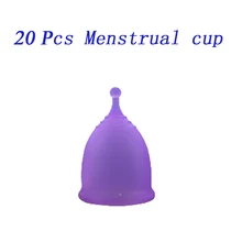 

20 Medical-Grade Silicone Female Menstrual Cup Feminine Hygiene Environmental Protection Reusable Cup & Menstrual Cup Wholesale