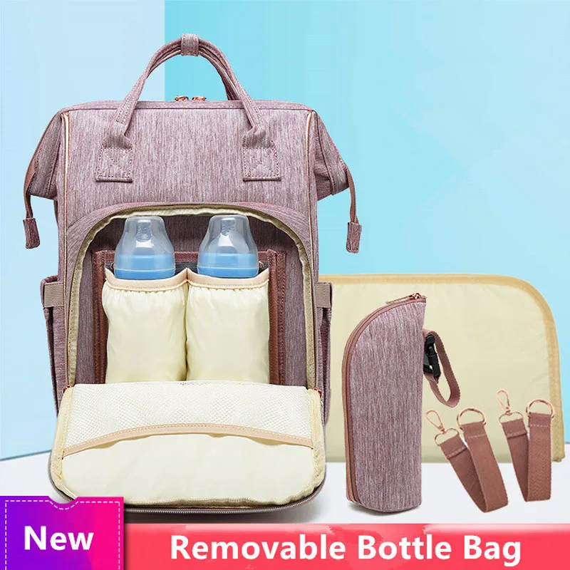 

Diaper Bag Baby Removable Bottle Bag Mummy Maternity Bag for Stroller Waterproof Nappy Backpack Nursing Bags With Hooks