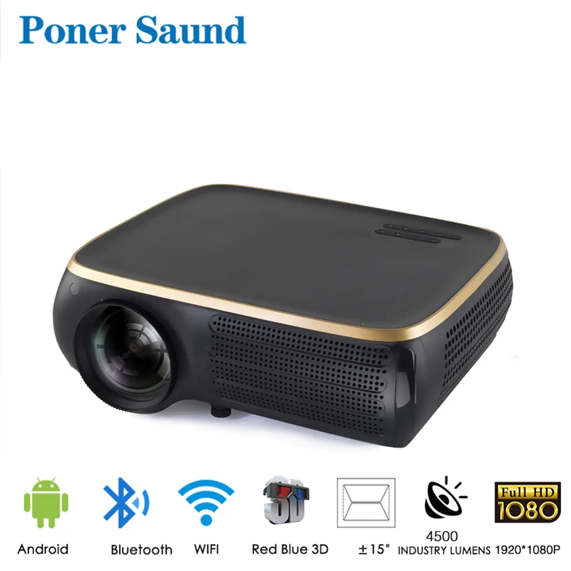 Poner Saund M8 Proyector Mini 4k Dlp 