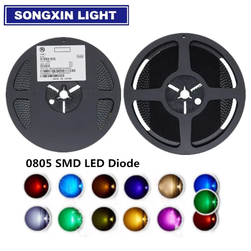 50 шт. 2 0*1 25*0805 мм SMD 2012 3 0 светодиодный светильник голубого цвета в нм мкд оптовая