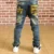 IENENS 5-13Y Boys Slim Straight Jeans Детские Джинсовые длинные Брюки Демисезонная одежда Детские Повседневные Брюки