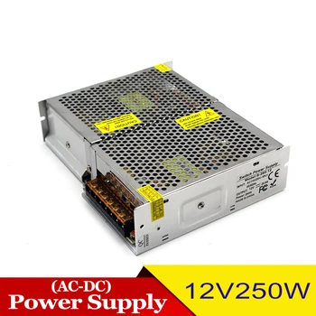 

Variable Switch Power Supply DC 12V 21A 250W Driver Light Transformers 220V 110V AC DC12V Power Source for CCTV Camera LED Lamp