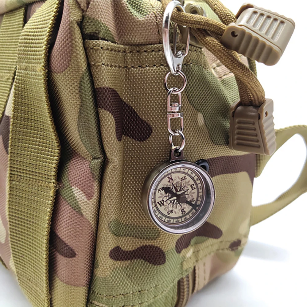 Mini Survival Compass Portable Outdoor Camping Hiking Climbing Pocket Navigator