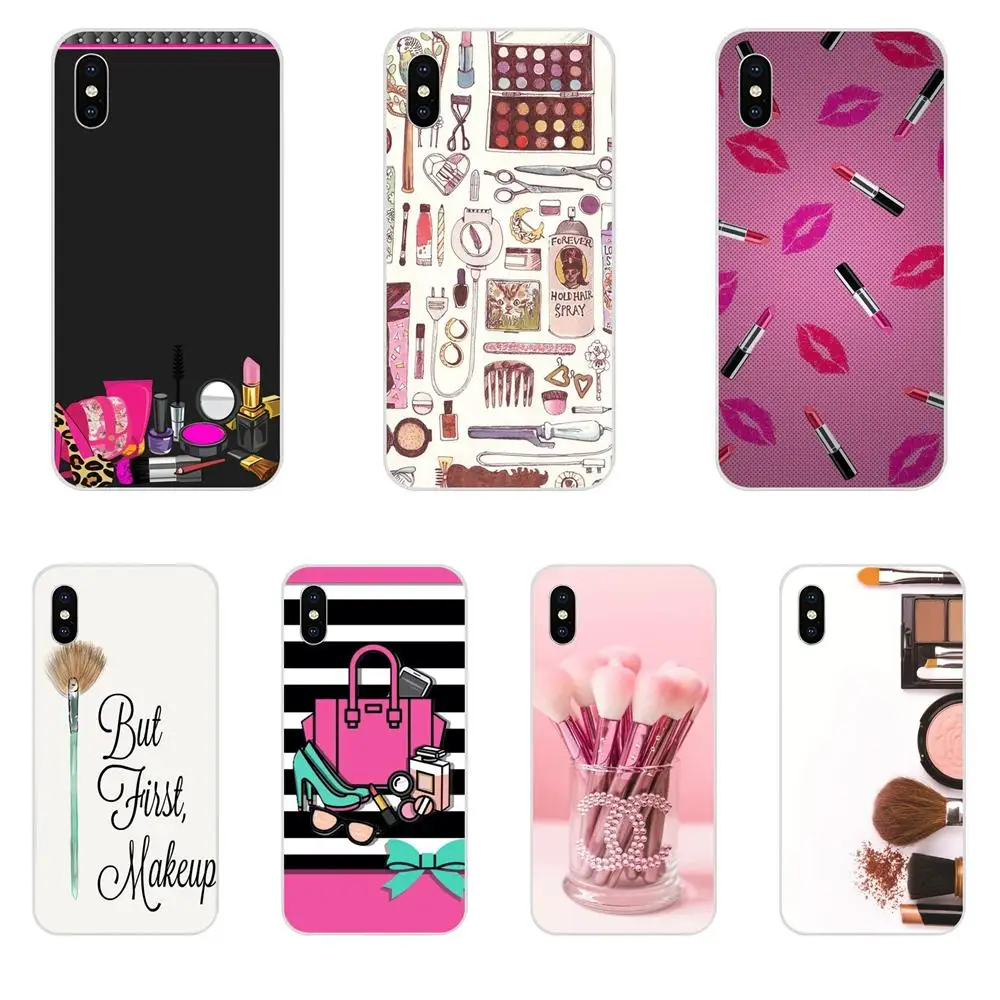 

Pink Makeup Make Up Cell Phone Case Cover For Xiaomi Redmi Note 2 3 3S 4 4A 4X 5 5A 6 6A Pro Plus