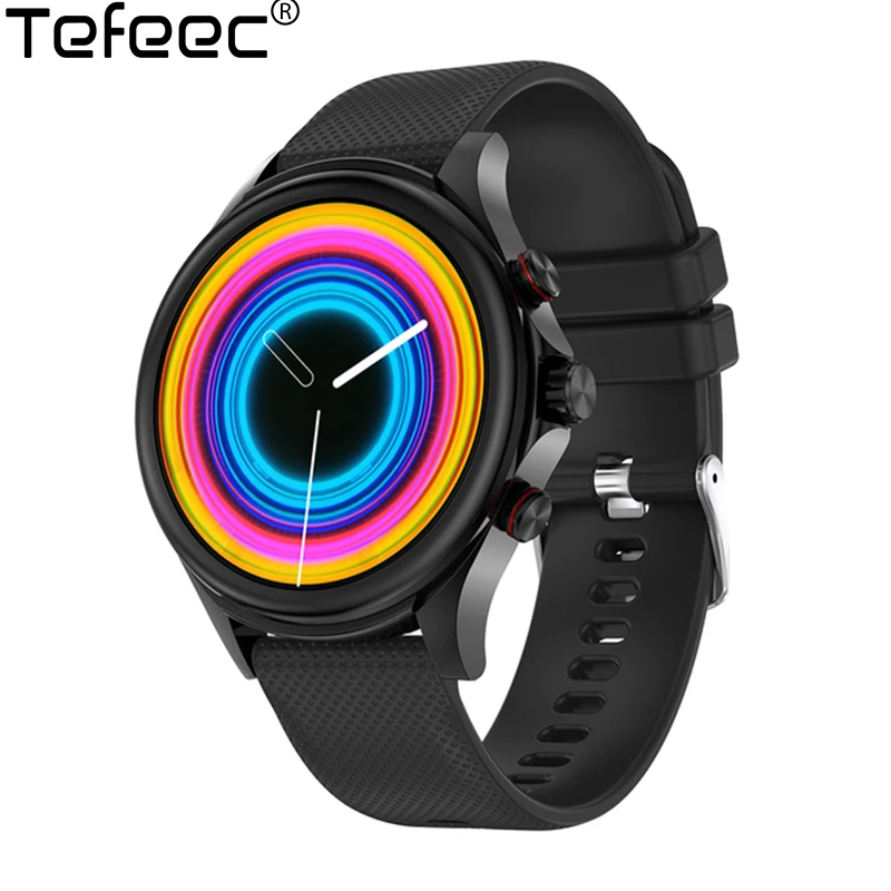 Reloj inteligente deportivo redondo para hombre y mujer, Smartwatch resistente al agua con Bluetooth, llamadas, rastreador Fitness, presión arterial, para Android, IOS y Xiaomi|Relojes inteligentes| - AliExpress