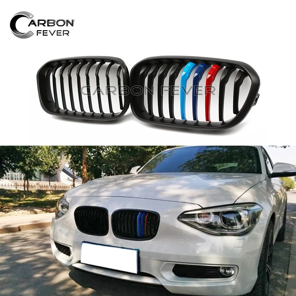 For BMW F20 F21 Front Bumper Kidney Grille 1 Series Hatchback Facelift 2015 + M135i 125i | Автомобили и мотоциклы