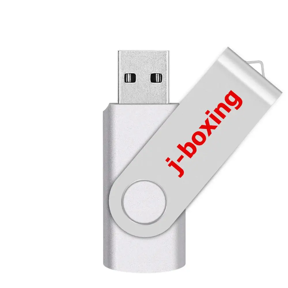 J-боксерский флеш-накопитель, металлический USB флеш-накопитель, 64 ГБ, 32 ГБ, 16 ГБ, 8 ГБ, 4 Гб, флеш-диск, USB карта памяти, USB накопитель, устройство для компьютера - Цвет: Silver