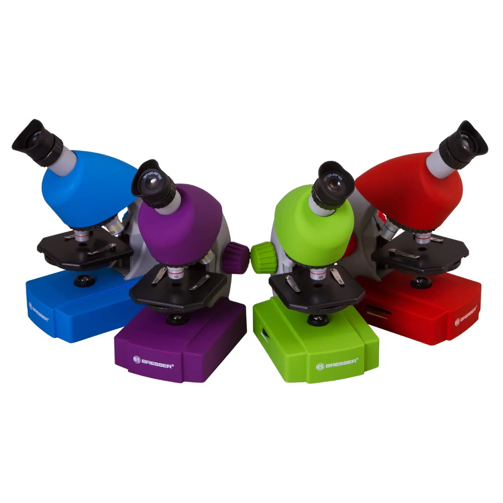 Микроскоп Bresser Junior 40x-640x, фиолетовый