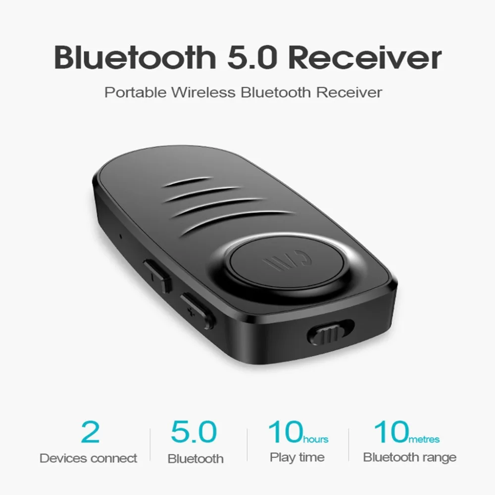 3,5 мм автомобильный комплект беспроводной bluetooth 5,0 приемник AUX Стерео усилитель музыки громкой связи автомобильный адаптер для динамика#903