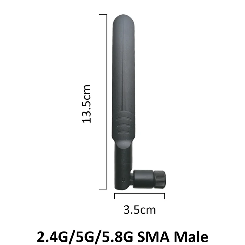 2,4 ГГц 5 ГГц 5,8 ГГц антенна wi-fi 5dBi SMA мужской разъем двухдиапазонный wi-fi антенна 2,4 г 5 г 5,8 Г+ 21 см RP-SMA Мужской Кабель-косичка