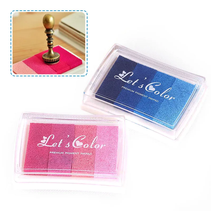 

Child Craft Oil Gradient Color Based Diy Ink Pad Rubber Stamps Paper Scrapbooking 24 Colors Inkpad Finger Paint Card Making