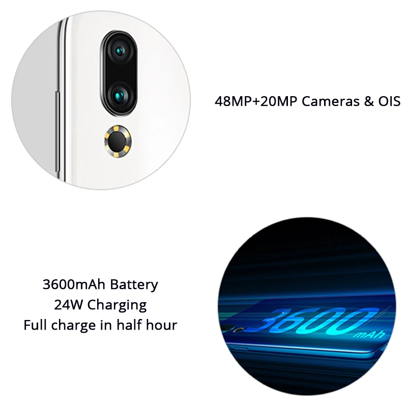 В наличии глобальная версия Meizu 16 s 6 ГБ 128 Смартфон Snapdragon 855 15 &quot48 МП Двойная камера
