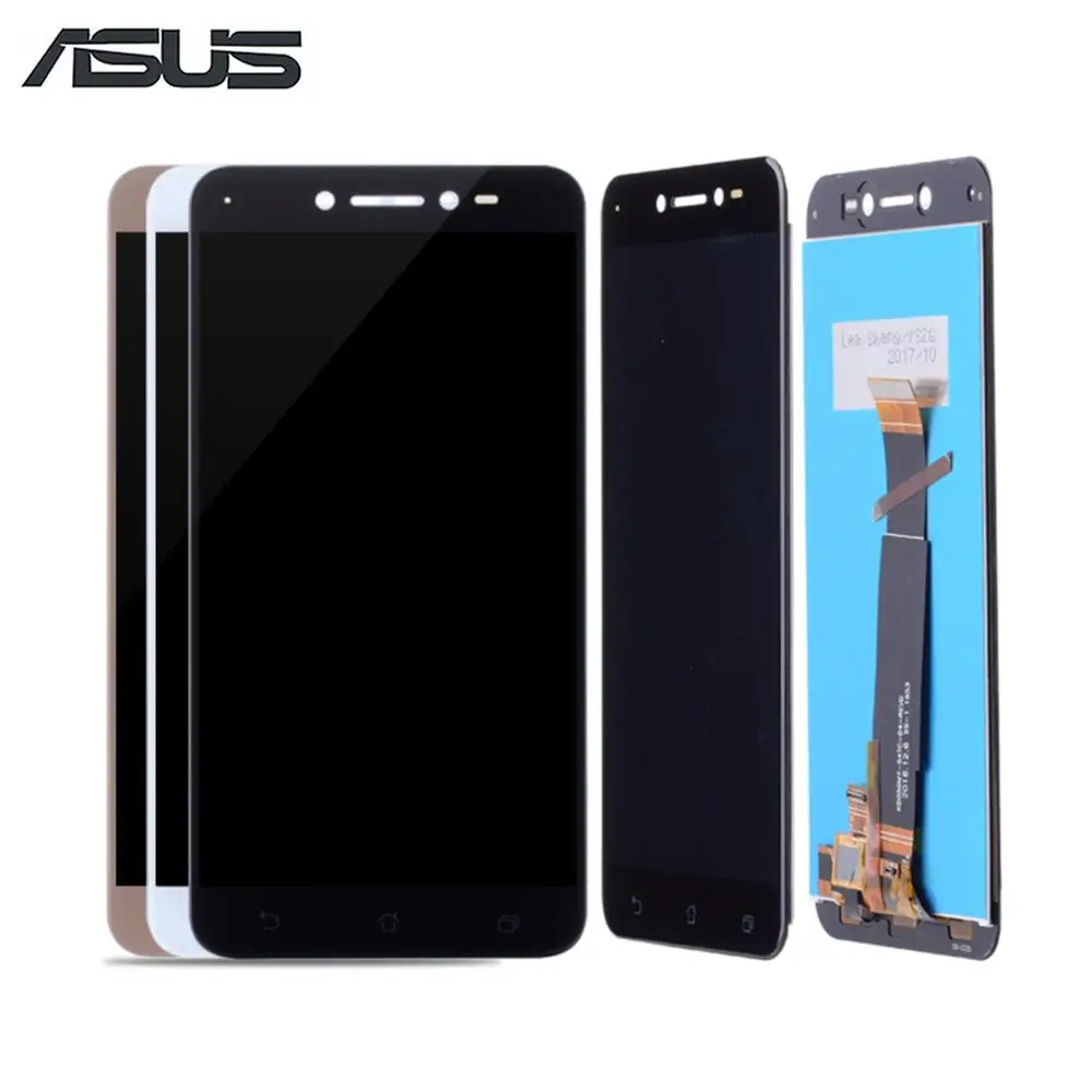 Цена Дисплей для ASUS Zenfone Live ZB501KL font b LCD b font в сборе с тачскрином на рамке Оригинал черный белый золотой