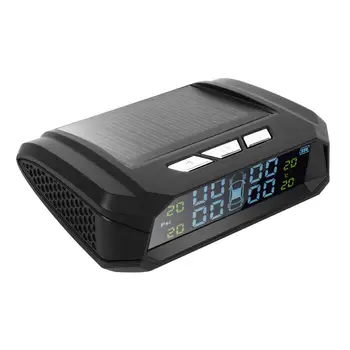 

2020 Tire Pressure Monitoring System TPMS 4PCS Sensor Car USB Tire Pressure Monitoring New High Temperature Alarm