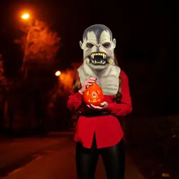 

Halloween Horrific Mask Breathable Natural Latex Creepy Cosplay Props