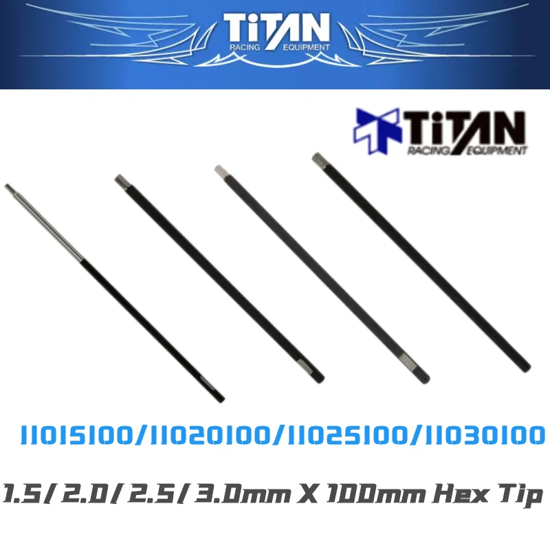Tool Tips; Hex Driver 1.5;2.0;2.5;3x100mm ED500902 