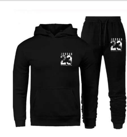 black Бренд, новая мода JORDAN 23, мужская спортивная одежда с принтом, мужские толстовки, пуловер в стиле хип-хоп, мужской спортивный костюм, толстовки, одежда - Цвет: black