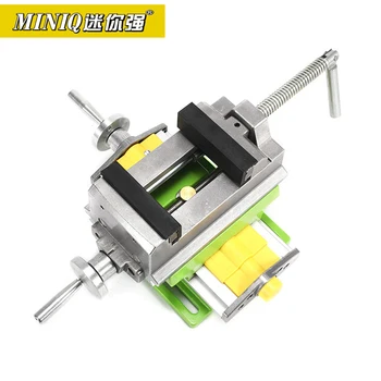 

MINIQ 3 Inch Cross Slide Vise Vice table Compound table Worktable Bench Alunimun Alloy Body For Milling drilling