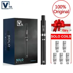 【Buy купить 2 получить 3】 электронная сигарета Solo Mini kit 650 мАч Vape ручка Встроенный мод 20 Вт Топ наполнение 2,0 мл бак 0.8ом Прямая поставка